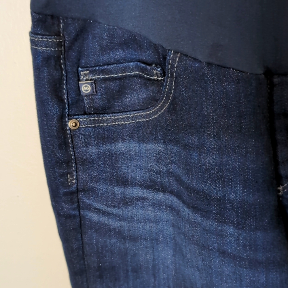 Adriano Goldschmied "The Legging" Super Skinny Dark Wash Maternity Jeans Sz 29 - Picture 6 of 15